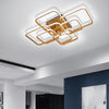 Square/Ring LED Ceiling Lamp Cool White Light Chandelier Fixture Bedroom Living