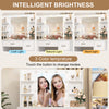Dressing Table with LED Lights Mirror 7 Drawers Vanity Make up Desk Dresser Set
