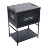 Portable Folding Camping Picnic Table Party Car Garden BBQ Storage Box W/Support