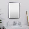Illuminated Bathroom Mirror with LED Lights Demister Touch Sensor Wall Mounted