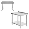 Stainless Steel Commercial Catering Table Work Bench Food Prep Kitchen Shelf UK