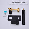 Black Bathroom Concealed Brass Faucet Single Handle Sink Bath Basin Mixer Taps