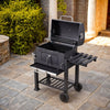 Outdoor Jr Smoker Barbecue Charcoal Portable BBQ Grill Camping Garden w/ Wheels