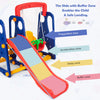 3 in 1 Toddler Slide and Swing Set Kids Climber Slide Playset Activity Center