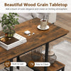 Rustic TV Console Table for 50 Inches TVs Industrial Sofa Table Display Rack