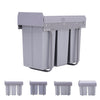Recycle Waste Bin Sorter Recycling Pull Out Soft Close Kitchen Cabinet Hidden