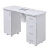 Manicure Table Nail Beauty Salon Station Technician Storage Desk+Dust Collector