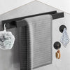 Black Towel Handles Bathroom Hardware Set Matte Black Towel Rack Set Robe Hook