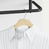 Wall Mounted Coat Rack Panel with Rail & 3 Hooks, Hallway Entryway White