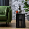Habitat Jericho Side Table - Black | Modern Nightstand Bedside End Table Small