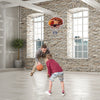 Wall Mounted Basketball Hoop & Backboard Set Indoor Outdoor Basketball Backboard