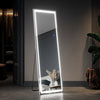Full Length Mirror with LED Lights Touch Sensor Freestanding/Wall Mounted 150x40