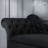 Chaise Lounge Chesterfield Sofa Black Accent Chair Lucian Tufted Longue