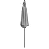 XL 3M Round Outdoor Parasol Tiltable Canopy Garden Patio Umbrella Sun Shelter