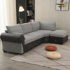 Luxury 2, 3 Seater Linen Fabric Couch Sofa Corner Chaise Settee Living Room Set