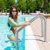 3-Step Swimming Pool Ladder w/ Non-slip Steps & Handrails-Sliver