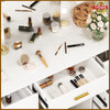 Modern LED Dressing Table Makeup Desk with 11 Lights Mirror Bedroom Vanity Set
