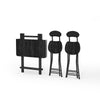 Folding Dining Table Chair Set Chair In/Outdoor Coffee Office Home Space Saver