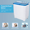 Portable Washing Machine Twin Tub Laundry Washer Machine 7.5KG Washer+3KG Dryer