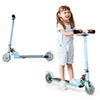 Folding Kick Scooter Lightweight Kids Aluminum Scooter Adjustable W/Flash Wheels