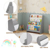 Childrens Bookshelf Kids Bookcase Book Display Storage Rack Organizer Standshelf