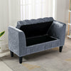 Large Chesterfield Storage Ottoman Bench Box Widnow Seat Stool Bedroom Footstool