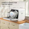 COMFEE Mini Countertop Dishwasher Compact Table Top w/ Built-in 6L Water Tank