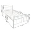 Simple Budget metal bed Single bed Frame w/Mattresses Option Bedroom Furniture