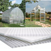 Clear PC Polycarbonate Hollow Sheets Garden Greenhouse Shed Wall Panels 4mm