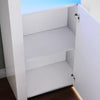 High Gloss White Display Cabinet Sideboard Cupboard Storage Door with LED Lights