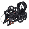 Folding Rollator Walker Aluminium Walking Mobility Aid Lightweight With 4 Wheels