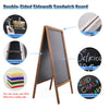 100cm Wood A-Frame Blackboard Chalkboard Cafe Bar Pub Promotion Menu Sign Board