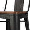 Tall Industrial Wood Top Bar Stool Table In/Outdoor Cafe Bistro + 2/4pcs Chairs