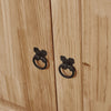 New Sideboard 2 Door Storage Cupboard Solid Mexican Waxed Pine Buffet Cabinet