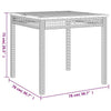 Camerina 5 Piece Garden Dining Set with Cushions Grey Poly Rattan,Patio B4N5