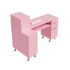 Professional Manicure Table Salon Nail Station Beauty Desk with Nailpolish Shelf
