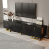 Modern TV Cabinet TV Stand with 2 Storage Sideboard TV Furniture Living Room