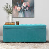 Large Chesterfield Storage Ottoman Bench Box Widnow Seat Stool Bedroom Footstool
