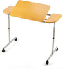 Adjustable Height Tilting Over Bed Table or Over Chair Table & Lockable Castors