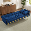 MODERN VELVET SOFA BED 2 SEATER CLICK CLACK SOFA SETTEE COUCH FOR LIVING ROOM