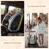 Dog Stroller Cat Puppy Pushchair Pram Buggy Folding Walking Dog Car Seat Booster