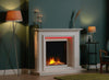 Realistic LED Electric Fireplace, Adjustable Flame & Efficient Heating Cozy Home
