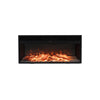 48'' Surround, 34'' LED Electric Fireplace Fire 12 Flame Standing Set Side Lamp