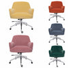 Lounge Office Chair Upholstered Accent Tub Armchair Swivel Computer Desk Chair