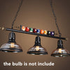 Vintage Pool Billiard Snooker Table Light Pendant Lights Lamp Bar Chandelier UK