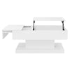 Coffee Table with Storage High Gloss Lift Up Top Wooden Living Room Furniture