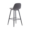 Set of 2 pcs Bar Stools Breakfast Kitchen Stools Diamond Design with Footrest UK