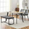 Velvet Padded Ottoman Stool Bed Bench Dining Bench Multicolor Livingroom Bedroom