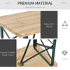 Camping Table and Bench Set 3-Piece Picnic Table Folding Portable Benches Hiking