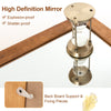 Bathroom Farmhouse Wall Mounted Mirror Explosion-proof Barn Door Style Mirror